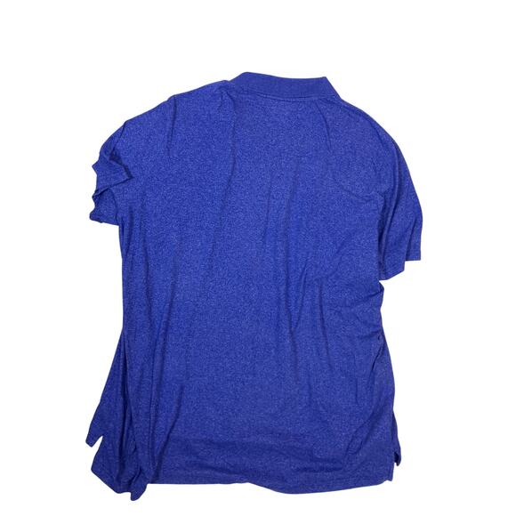 The Foundry Blue Polo Shirt Mens 4XLT Classic Fit Cotton Short Sleeve Casual Top - Picture 3 of 4